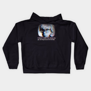 Andy Warhol Quote Kids Hoodie